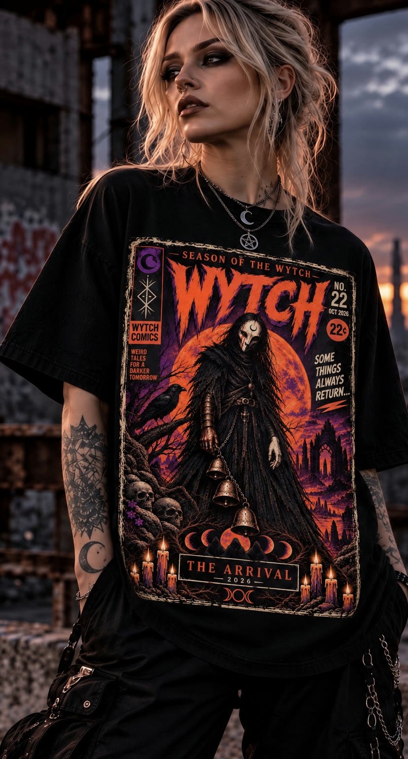 THE ARRIVAL — COMIC TEE — front