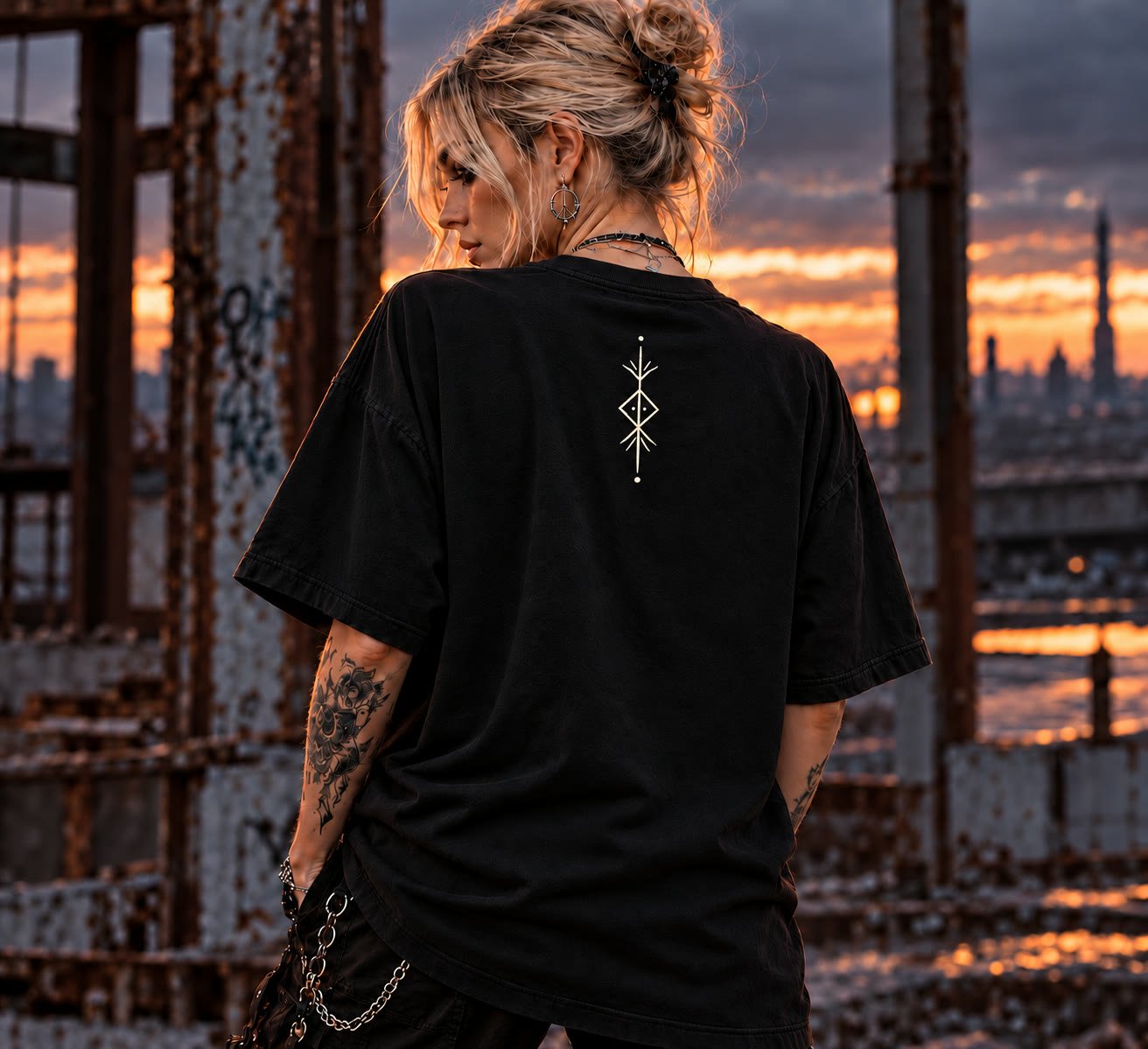 THE ARRIVAL — COMIC TEE — back